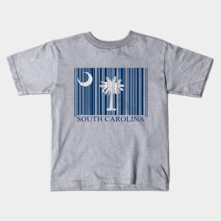 Barcode South Carolina Flag Kids T-Shirt